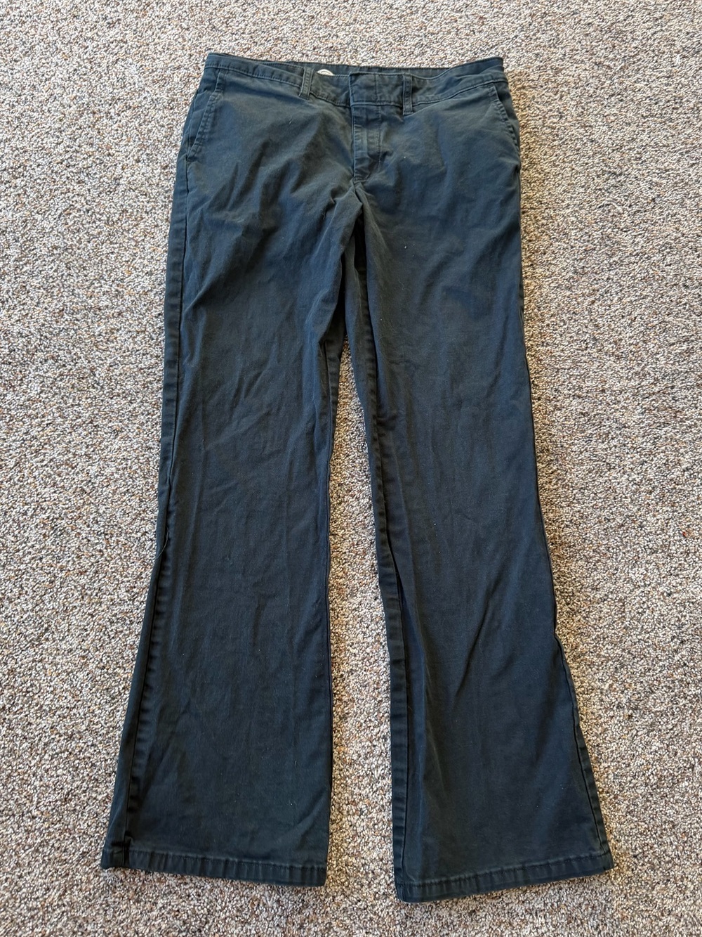 Dickies Women's Black Bootcut Flare Work Pants Y2K Size 8